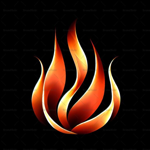Abstrakte Feuerflammen